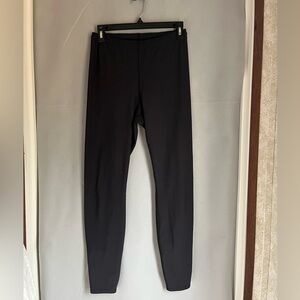 Patagonia Black Running Leggings Zip Ankle Athletic Performance Tights S